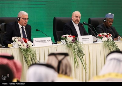 نجمین نشست اضطراری کمیته فلسطین اتحادیه مجالس کشورهای عضو سازمان همکاری اسلامی در تهران