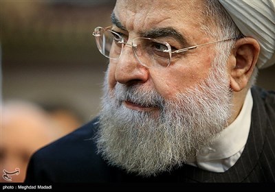 حسن روحانی در هفتمین سالگرد درگذشت هاشمی رفسنجانی