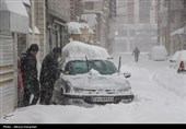 Snow Blankets Northwest Iran