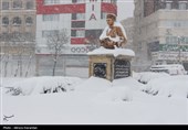 Snow Blankets Northwest Iran