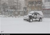 Snow Blankets Northwest Iran