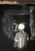 آتش‌سوزی در کارگاه تولید کفش در خیام تهران