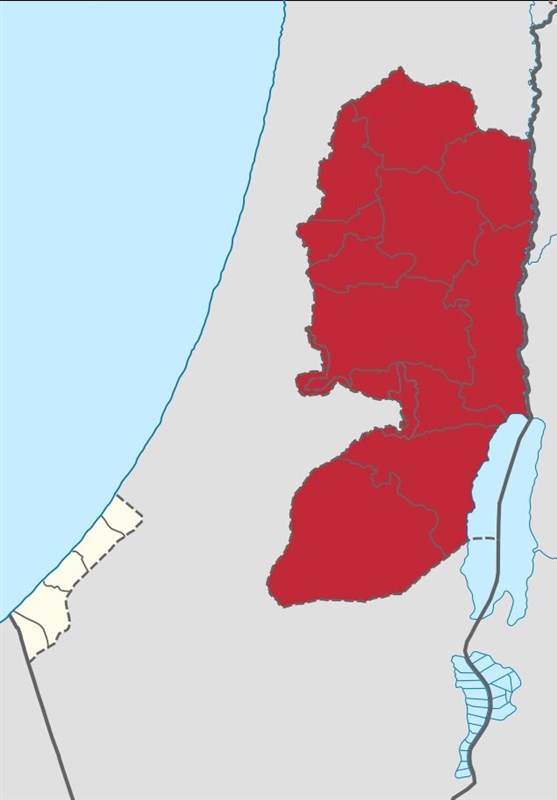 فلسطین , کرانه باختری , نوار غزه , رژیم صهیونیستی (اسرائیل) , 