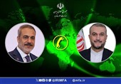 گفت‌وگوی وزرای خارجه ایران و ترکیه درباره تحولات اخیر و سفر رئیسی به آنکارا