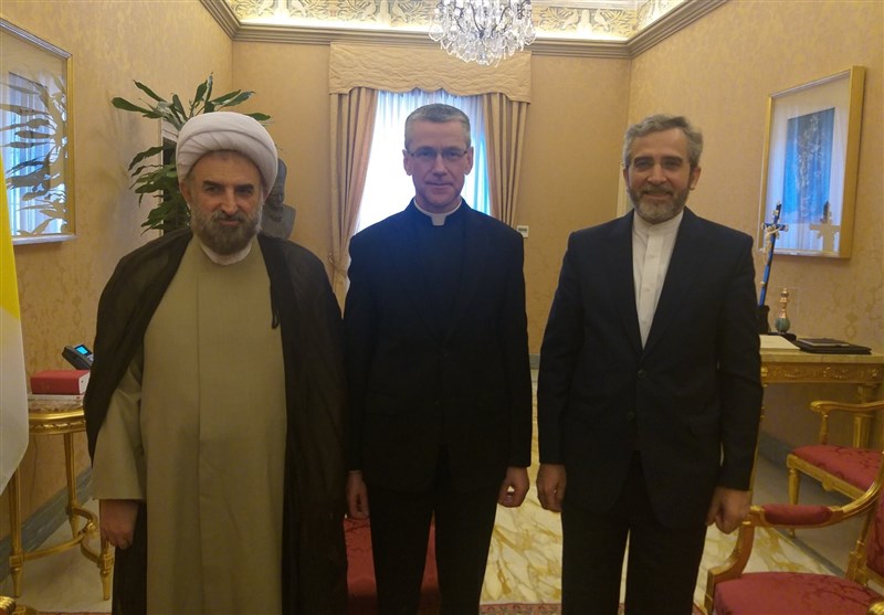 باقری یبحث مع نائب وزیر خارجیة الفاتیکان التطورات فی غزة