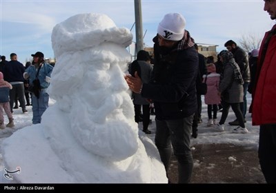 Фестиваль снеговиков в провинции Ардебиль