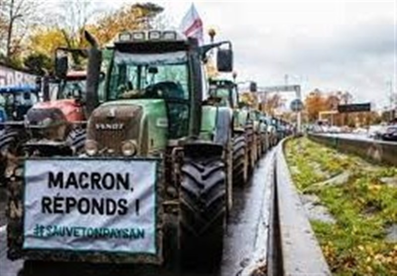 اعتراض کشاورزان به فرانسه رسید/ وحشت پاریس از ظهور جنبش جلیقه سبزها