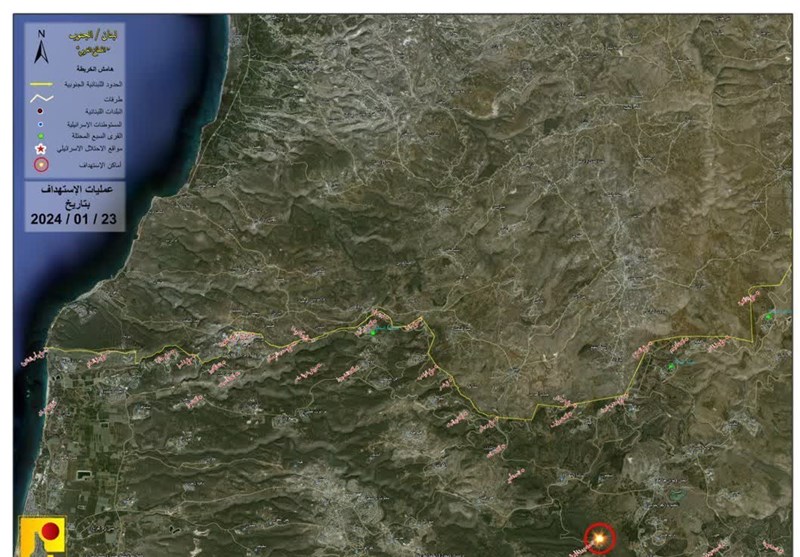 روز 194 طوفان‌الاقصی|حمله حزب‌الله به پایگاه نظامی میرون