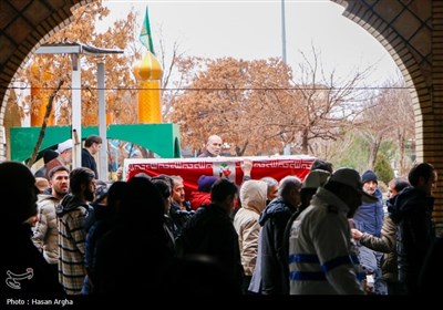 مراسم تشییع پیکر جانباز شهید سردار حاج محمدرضا رضایی