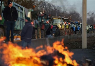  آتش خشم کشاورزان در سراسر اروپا مجددا شعله ور شد 