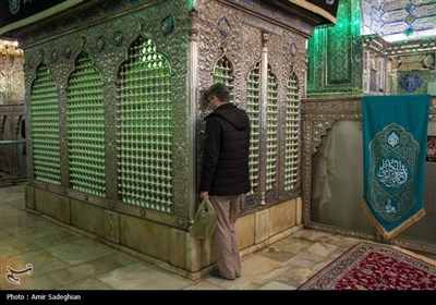 Настроение священной усыпальницы Хазрата Шахчерага вечером в годовщину его мученической кончины