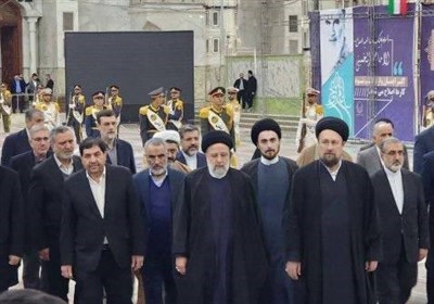  تجدید میثاق رئیس‌جمهور و هیئت دولت با آرمان‌های امام خمینی 