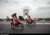 رژه موتور سواران در سالروز ورود حضرت امام خمینی(ره)