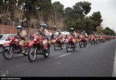 رژه موتور سواران در سالروز ورود حضرت امام خمینی(ره)