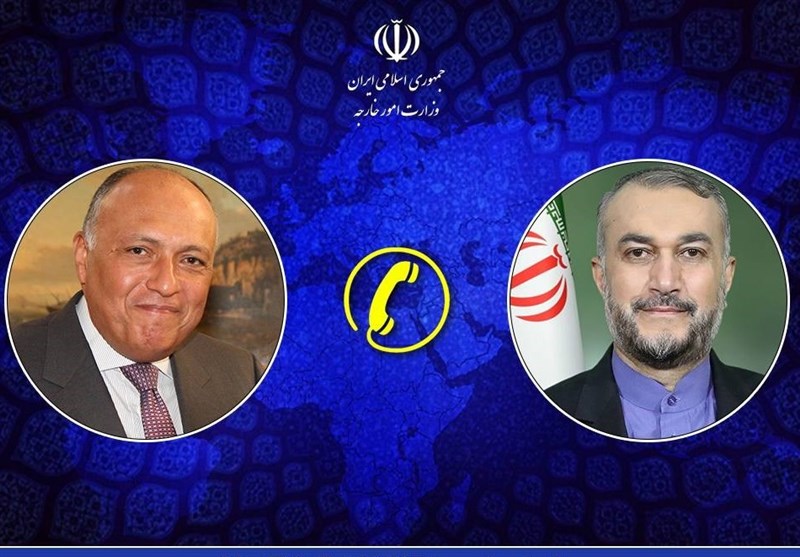 Iran, Egypt FMs Discuss Bilateral Relations, Gaza Crisis