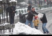 بارش برف در پایتخت