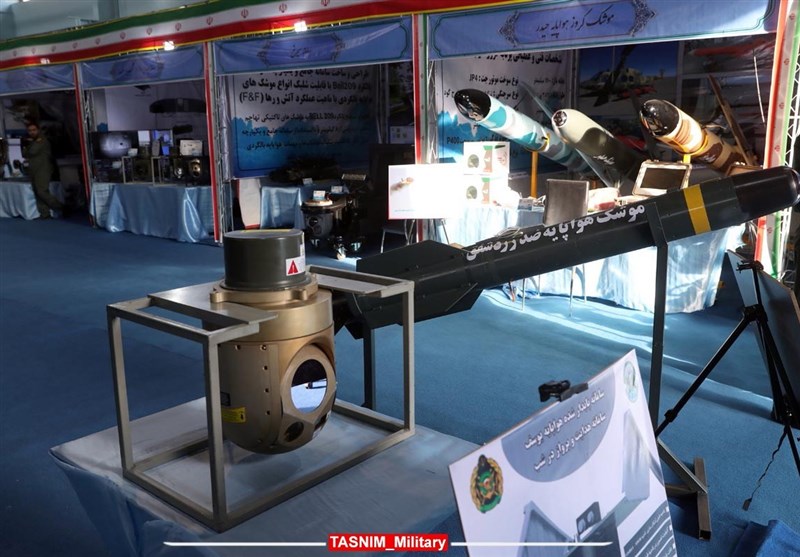 نسخه جدید موشک ضدزره «شفق» و دوربین هواپایه‌ «یوسف» هوانیروز رونمایی شد
