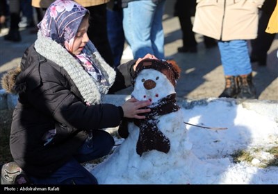 جشنواره آدم برفی درهمدان