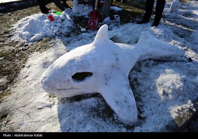 جشنواره آدم برفی درهمدان