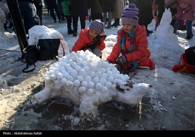 جشنواره آدم برفی درهمدان