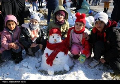 جشنواره آدم برفی درهمدان