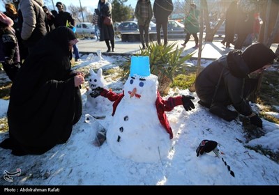 جشنواره آدم برفی درهمدان