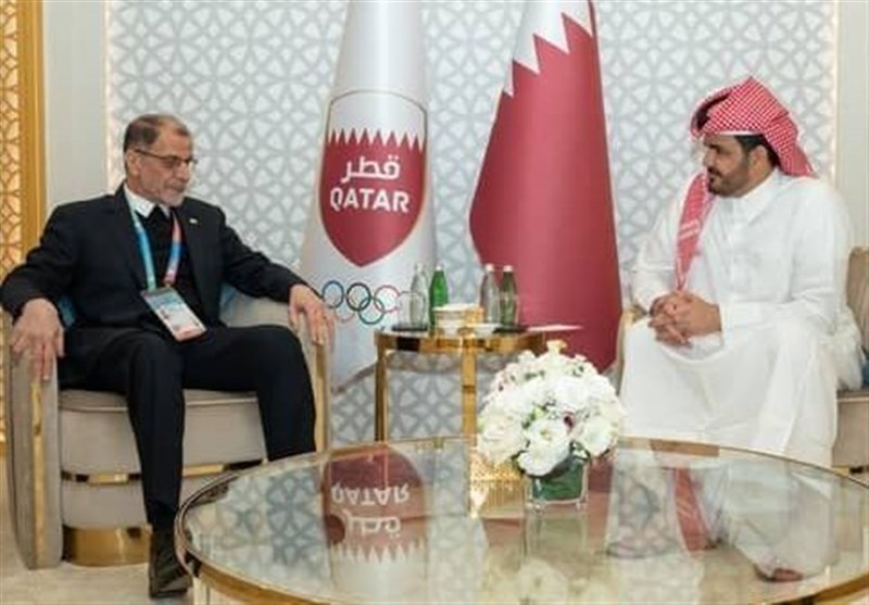 دیدار خسروی‌وفا با رئیس کمیته ملی المپیک قطر