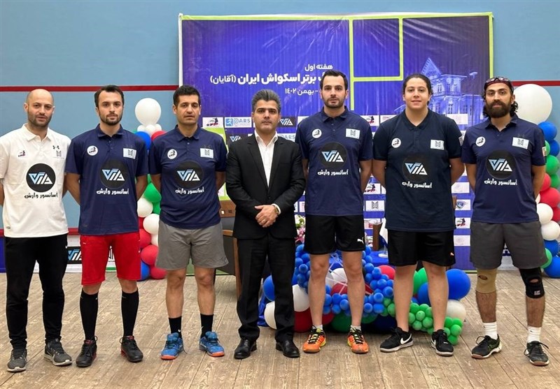 لیگ برتر اسکواش| پیروزی میزبان در بازی افتتاحیه