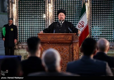 تجدید میثاق رئیس و نمایندگان مجلس با آرمان‌های امام خمینی(ره)