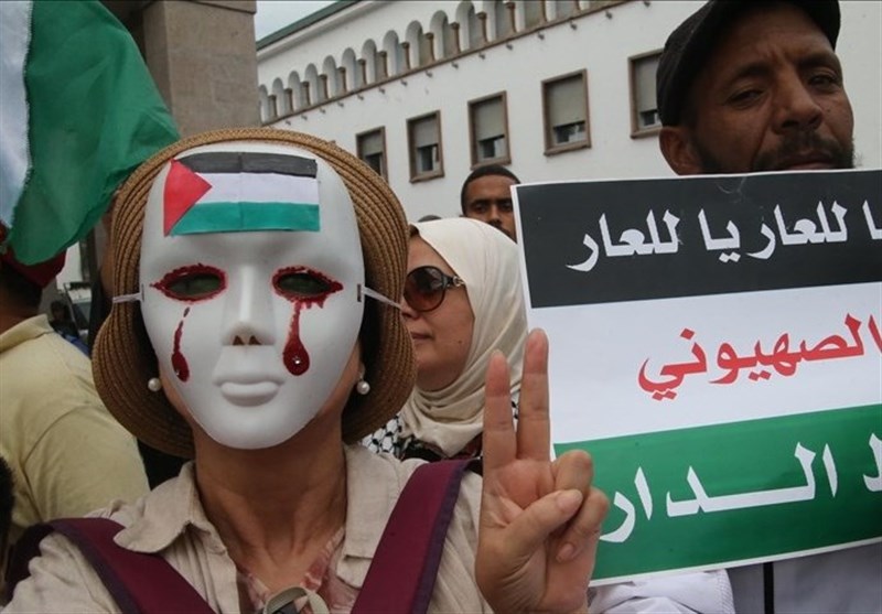 صهيونيستي،تظاهرات،حمايت،فلسطين،ملت،مغرب،غزه،نوار