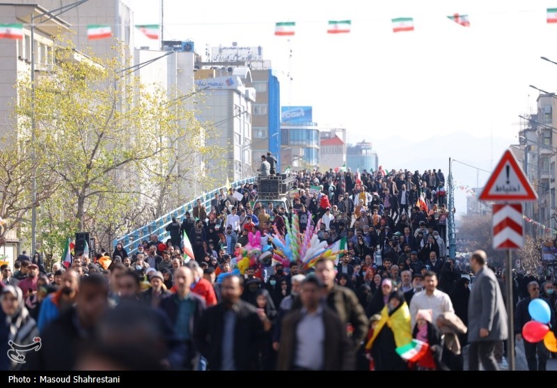راهپیمایی 22 بهمن در تهران- عکس خبری تسنیم