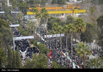 راهپیمایی 22 بهمن در شیراز