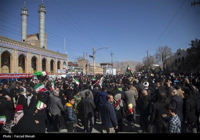راهپیمایی 22 بهمن در کرمانشاه 