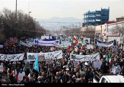 راهپیمایی 22 بهمن درمشهد