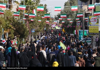 راهپیمایی 22 بهمن در زاهدان 