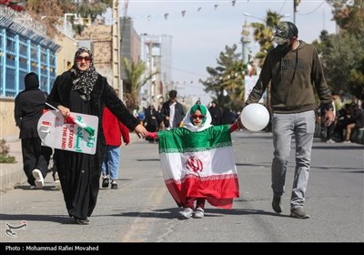 راهپیمایی 22 بهمن در زاهدان 