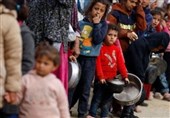 فاجعه قحطی در غزه/ آوارگان در 48 ساعت تنها نصف وعده غذایی دریافت می‌کنند