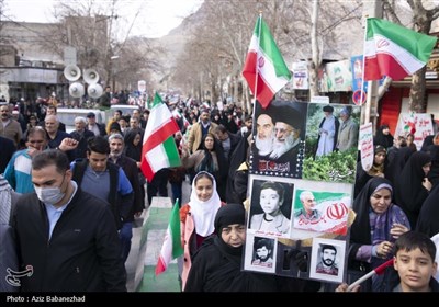 راهپیمایی 22 بهمن در خرم آباد