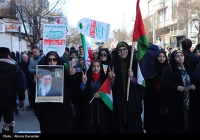 راهپیمایی 22 بهمن در اردبیل 