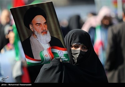 Тегеран - Великолепной Марш народа Ирана в честь 45-летия Исламской революции Ирана