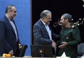 دیدار مسئولان استانی با فرمانده سپاه زنجان به مناسبت روز پاسدار + تصاویر