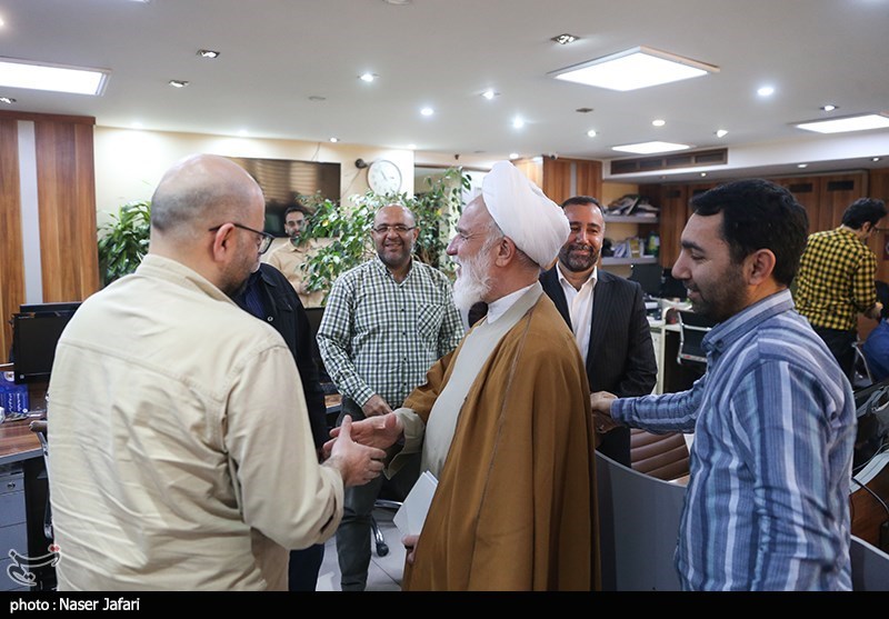 حضور آیت الله عراقی در پایگاه خبری ارز پرس