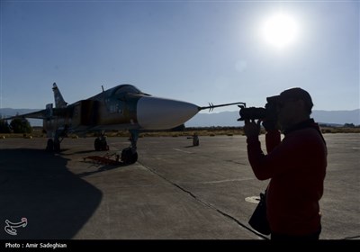 مراسم بازآمد هواپیما‌های شکاری و ترابی در پایگاه هوایی شهید دوران شیراز