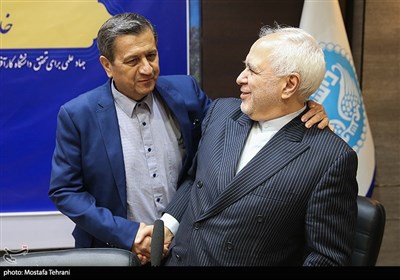 محمدجواد ظریف , عبدالناصر همتی در خانه گفت و گوی آزاد انتخابات