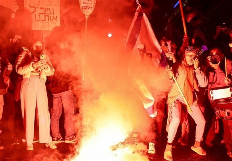 بی‌سابقه‌‌ترین تظاهرات ضد نتانیاهو از 7 اکتبر برگزار شد