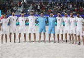 İran milli erkekler plaj futbolu takımı yarı final için yarışacak