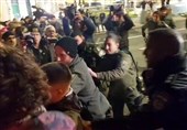 درگیری پلیس اسرائیل با معترضان مقابل اقامتگاه نتانیاهو