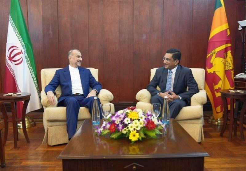 رایزنی امیرعبداللهیان با وزیر امور خارجه سری‌لانکا