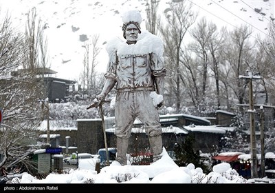 Зимняя природа Ирана - Ганджнаме в провинции Хамадан