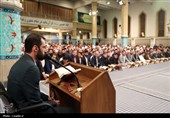 Int’l Quran Competition Participants Meet with Ayatollah Khamenei